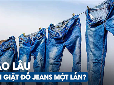 Mẹo giặt quần jeans ai cũng nên biết