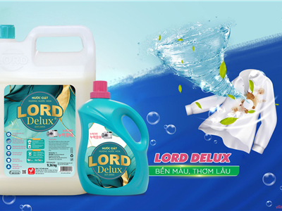 Nước giặt xả Lord Delux - Trắng sạch, bền màu, hương thơm sang trọng