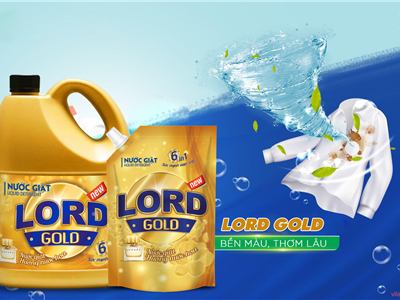 Đắm mình trong hương nước hoa sang trọng với nước giặt xả Lord Gold