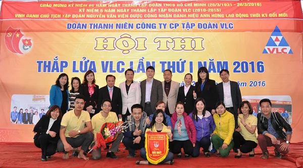 VLC Group was united and excited about the contest "1st 2016 Burning the VLC Fire"