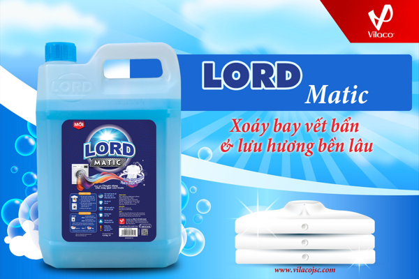 Lord Matic laundry detergent - Removes stains & leaves a long-lasting scent
