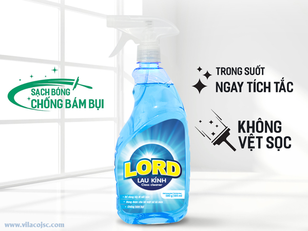 Nước lau kính Lord - An toàn cho sức khỏe người dùng