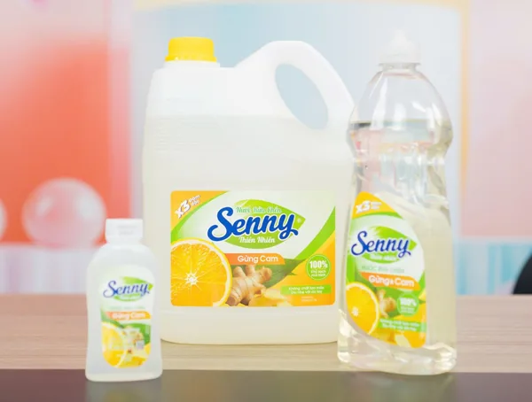 Ra Mắt Size Lớn 3,5kg Tiện Lợi & Tiết Kiệm Hơn: Nước Rửa Chén Senny Gừng Cam – Đánh Thức Cảm Giác Tươi Mới Từ Thiên Nhiên