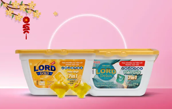 Tết Này Thảnh Thơi Giặt Giũ, Áo Quần Thơm Mới Cùng Viên Giặt Lord - New