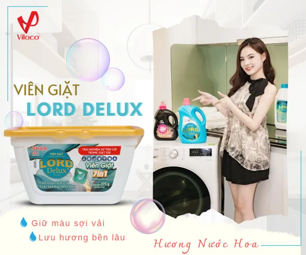 Chị Em Mê Mẩn Viên Giặt Lord Delux – Sạch Tinh Tươm, Thơm Lâu Khó Cưỡng