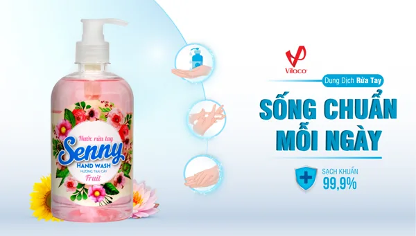 Rửa Tay Với Senny Trái Cây Mỗi Ngày, Tay Bé Sạch Thơm, Phòng Dịch Hiệu Quả