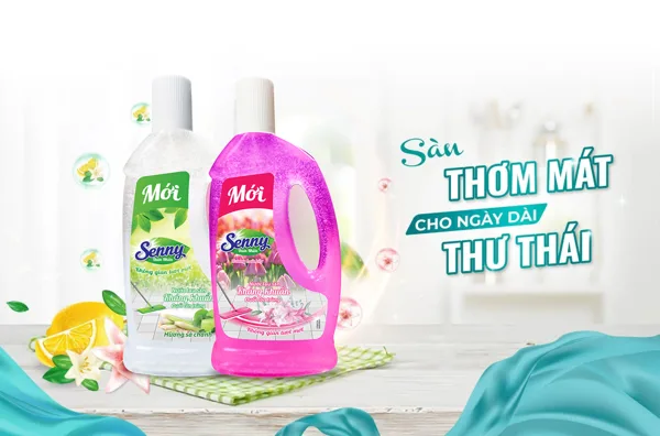 Trải Nghiệm Nước Lau Sàn Senny – Sạch Bóng, Thơm Mát, Dịu Êm Cho Mọi Góc Nhà