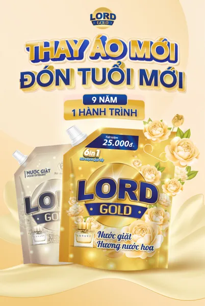 Lord Gold 9 Năm – Đẳng Cấp Mới, Diện Mạo Mới, Hương Thơm Vẹn Nguyên