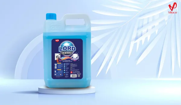 There is Lord Matic washing liquid: Super clean clothes, super fragrant laundry