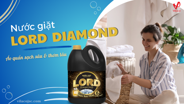 Lord Diamond perfume scented laundry detergent - 1 rinse for a fragrant day