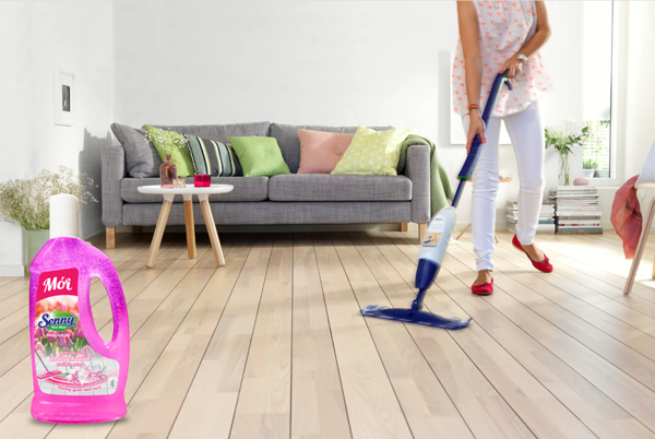 Lily flower floor cleaner - Saves delicate scent all day long