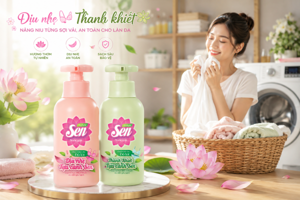 Nước Giặt Đồ Lót Sen – Dịu Nhẹ, Thanh Khiết, Chăm Sóc Đồ Lót Hằng Ngày