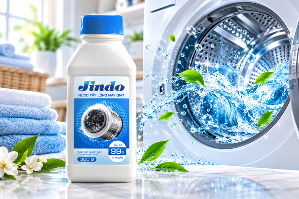 Nước Tẩy Lồng Máy Giặt Jindo 300g – Làm Sạch Lồng Giặt, Loại Bỏ Cặn Bẩn Và Vi Khuẩn