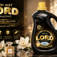 Nước Giặt Lord Diamond Hương Nước Hoa Pháp – Sạch Sâu, Thơm Lâu, Chăm Sóc Sợi Vải