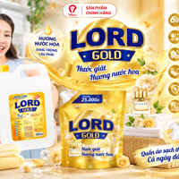 Nước Giặt LORD GOLD Hương Nước Hoa – 6in1 Sức Mạnh Giặt Tẩy, Quần Áo Sạch Thơm Sang Trọng
