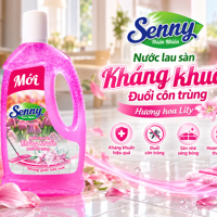 Nước Lau Sàn Senny Thiên Nhiên Hương Hoa Lily – Kháng Khuẩn, Đuổi Côn Trùng, Cho Không Gian Tươi Mới