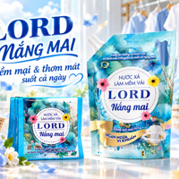 Nước Xả Làm Mềm Vải LORD Nắng Mai – Mềm Mại, Thơm Mát Trên Quần Áo Suốt Cả Ngày