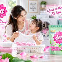 Viên Giặt Xả Sen 3kg – Giặt Sạch, Thơm Lâu, Hương Sen Thanh Mát