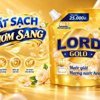 Bí quyết giặt quần áo sạch thơm lâu với nước giặt Lord Gold hương nước hoa