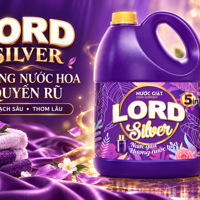 Nước Giặt LORD Silver 5in1 – Sạch Thơm, Hương Nước Hoa Quyến Rũ