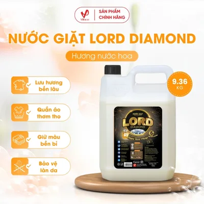 Lord Diamond laundry detergent with French fragrance 9.36kg