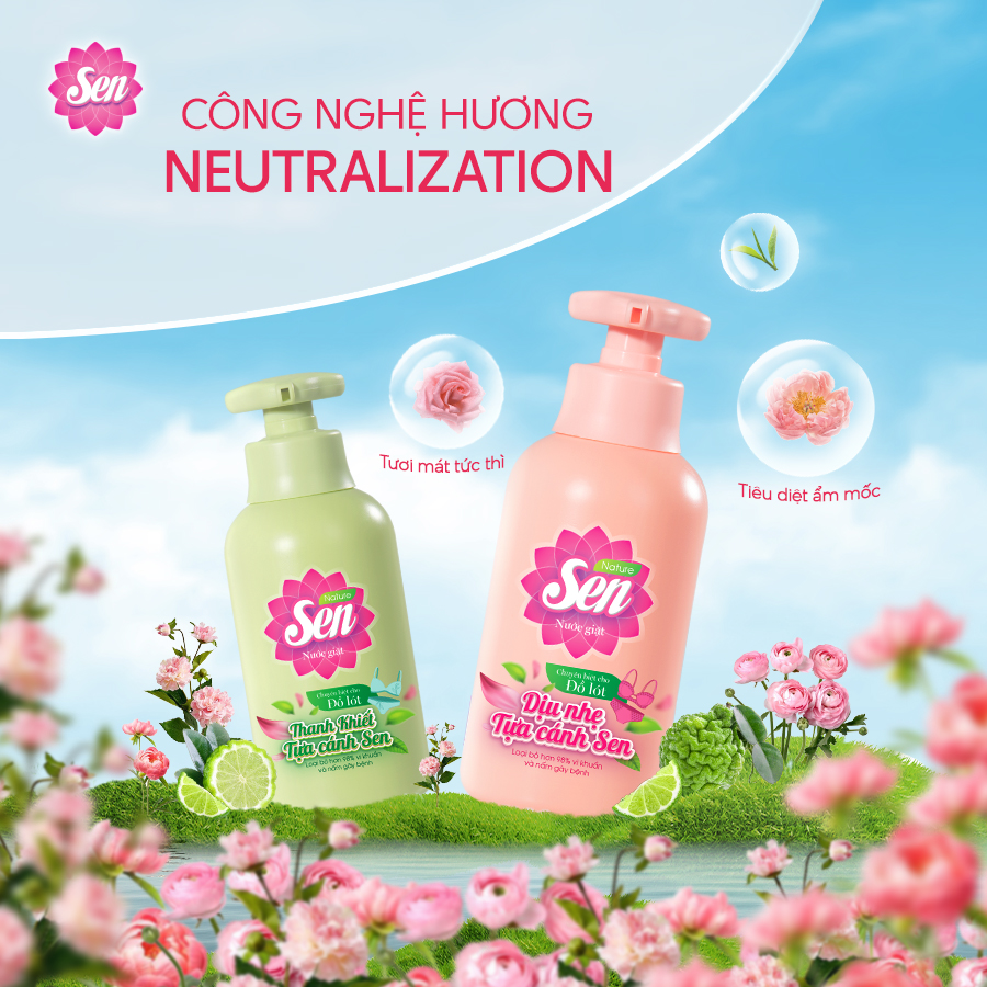 Nước Giặt Đồ Lót SEN thanh khiết