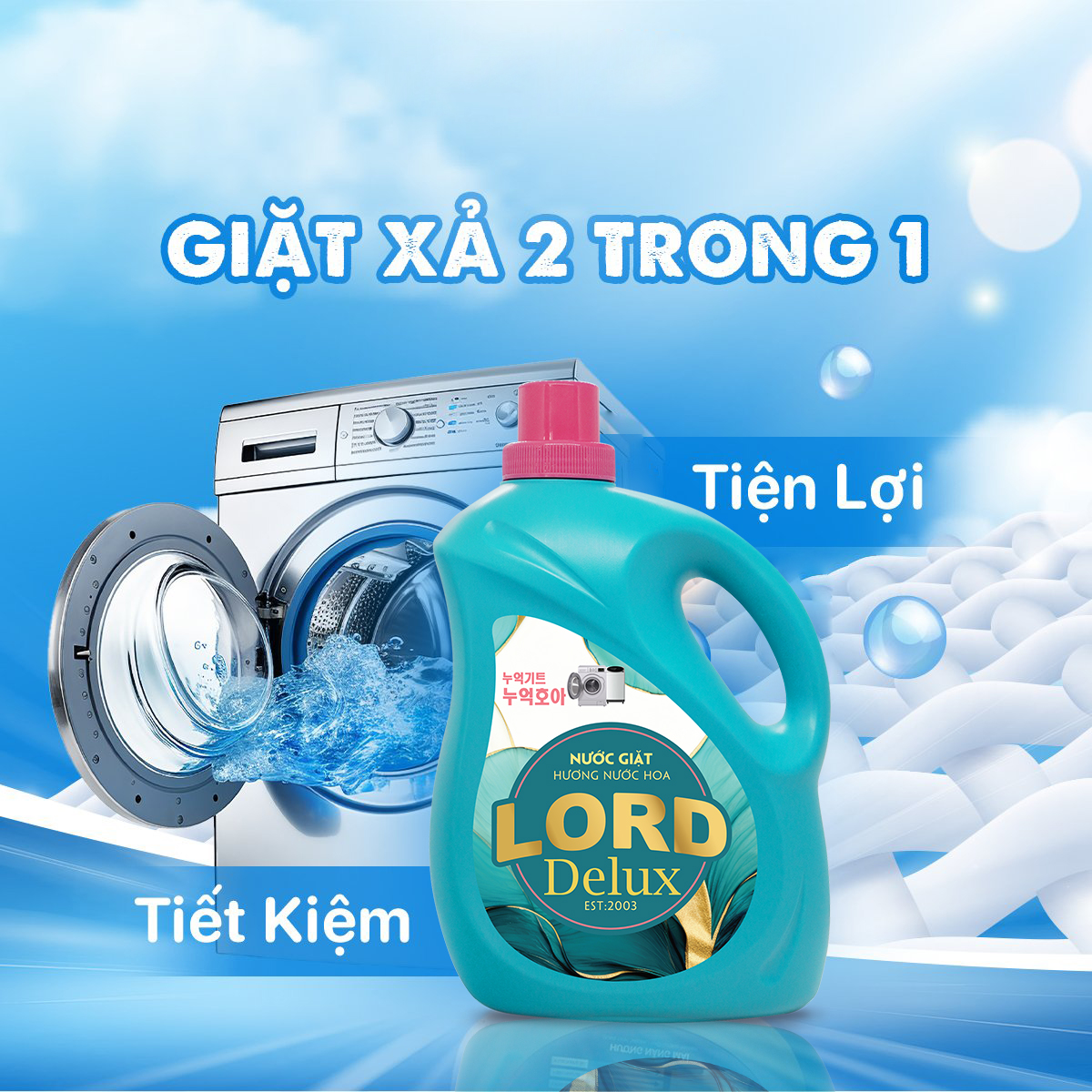 nước giặt Lord Delux