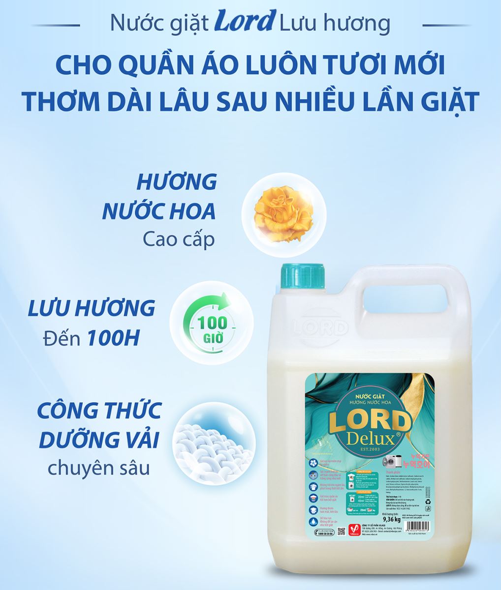 nước giặt Lord Delux