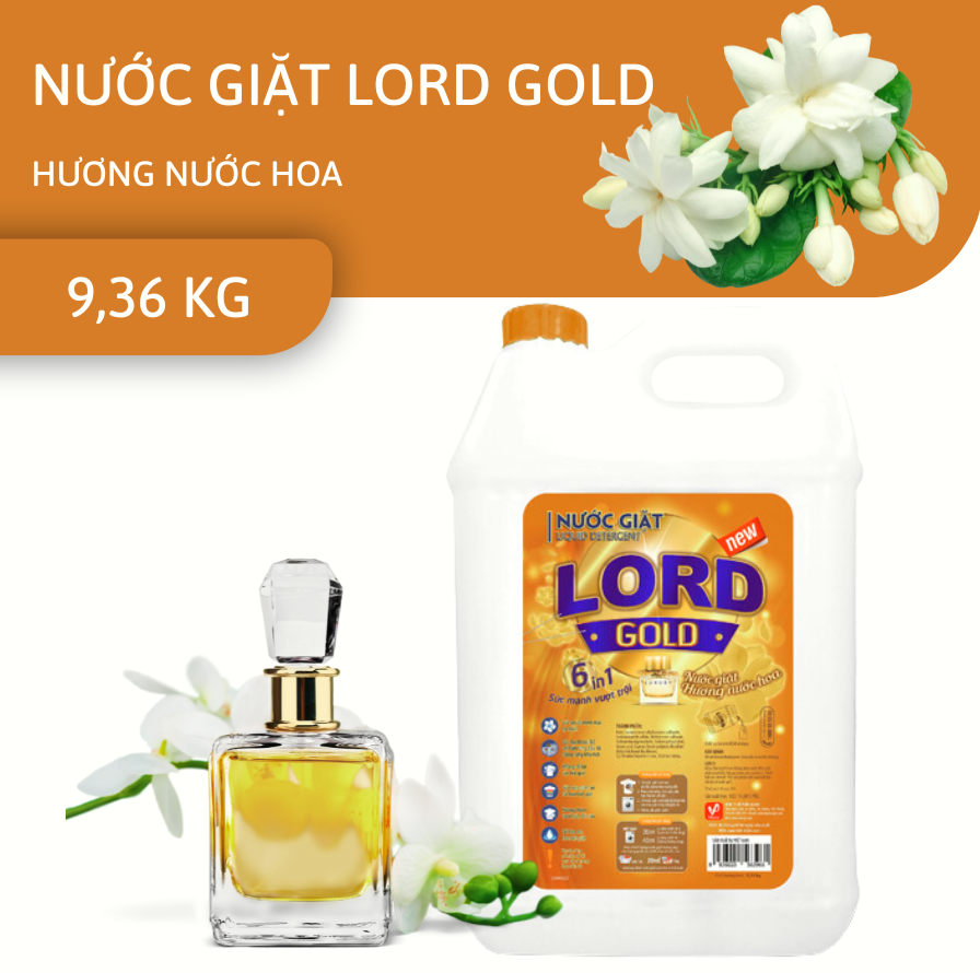 nước giặt Lord Gold