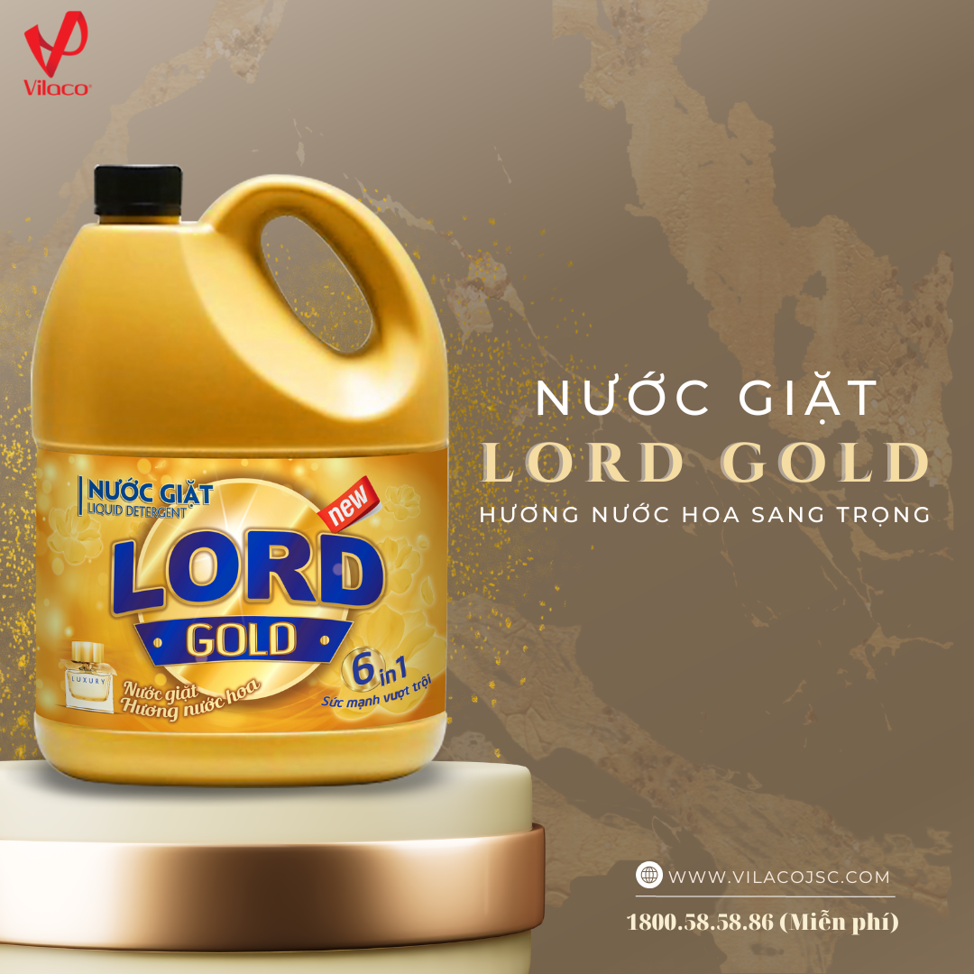 nước giặt Lord Gold hương nước hoa sang trọng