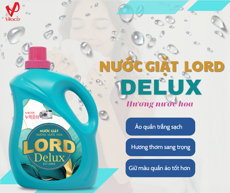 Nước giặt Lord Delux hương nước hoa