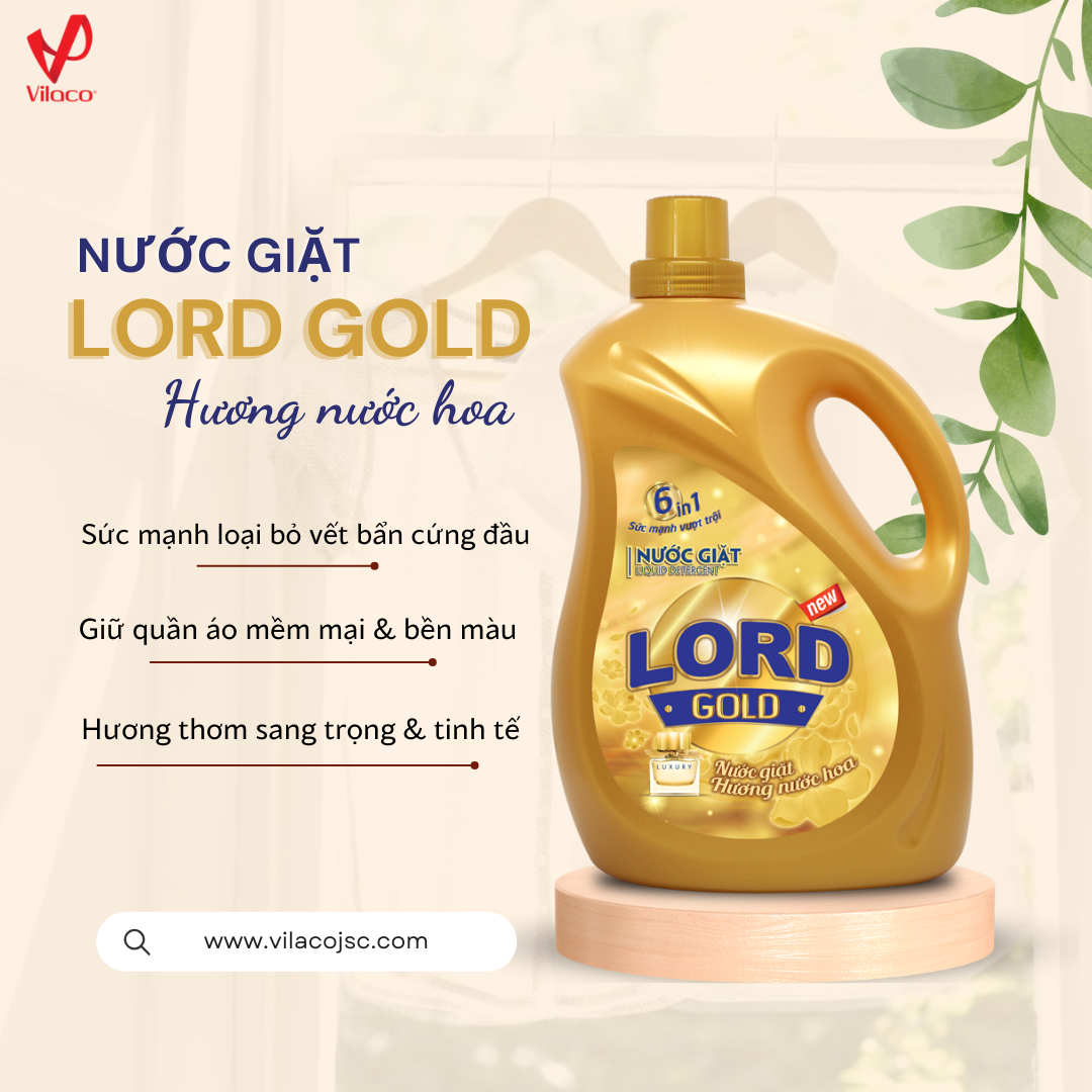 Nước giặt Lord Gold