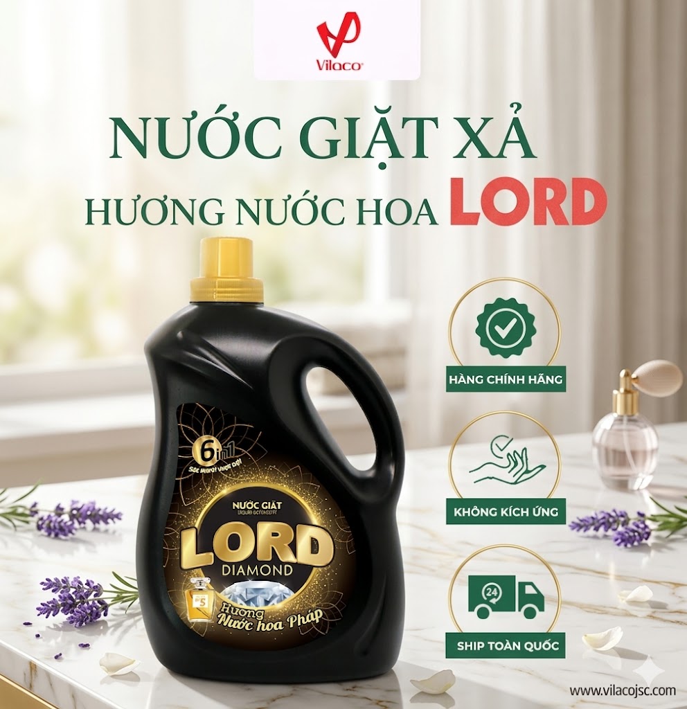 Nước Giặt Lord Diamond Hương Nước Hoa Pháp