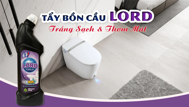 Nước tẩy bồn cầu Lord. 