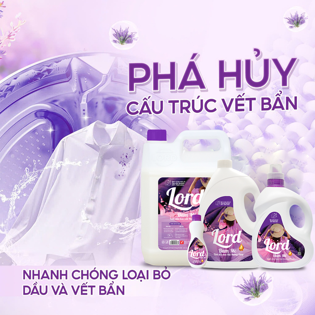 Nước Xả Vải Lord hương oải hương Pháp