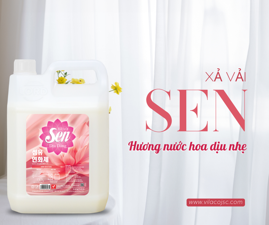 Nước Xả Vải Sen Dịu Dàng 10kg