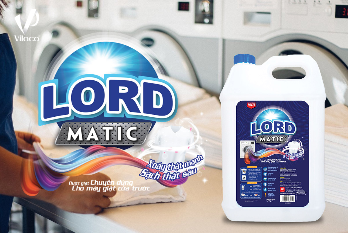 Nước giặt Lord Matic -  Lựa chọn tối ưu cho cả gia đình