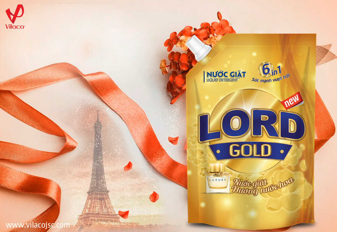 Nước giặt Lord Gold - Trắng sạch tinh tươm & Hương thơm ngây ngất 