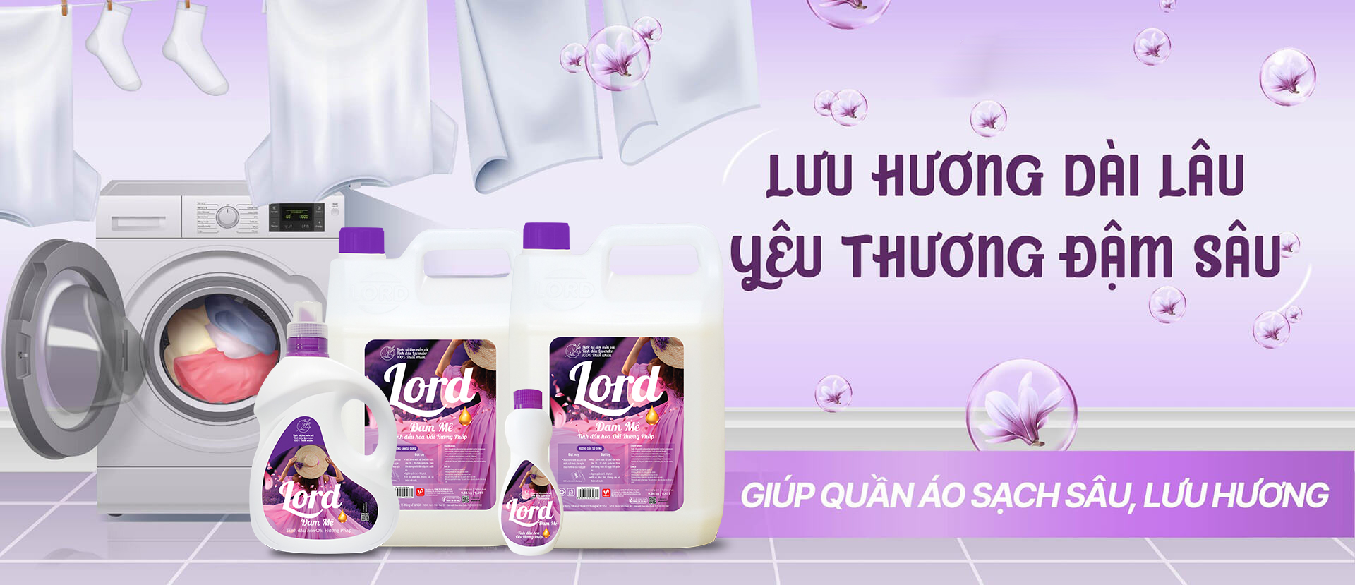 Vải Mềm, Hương Thơm, Cảm Xúc Trọn Vẹn – Cùng Nước Xả Vải Lord Đam Mê