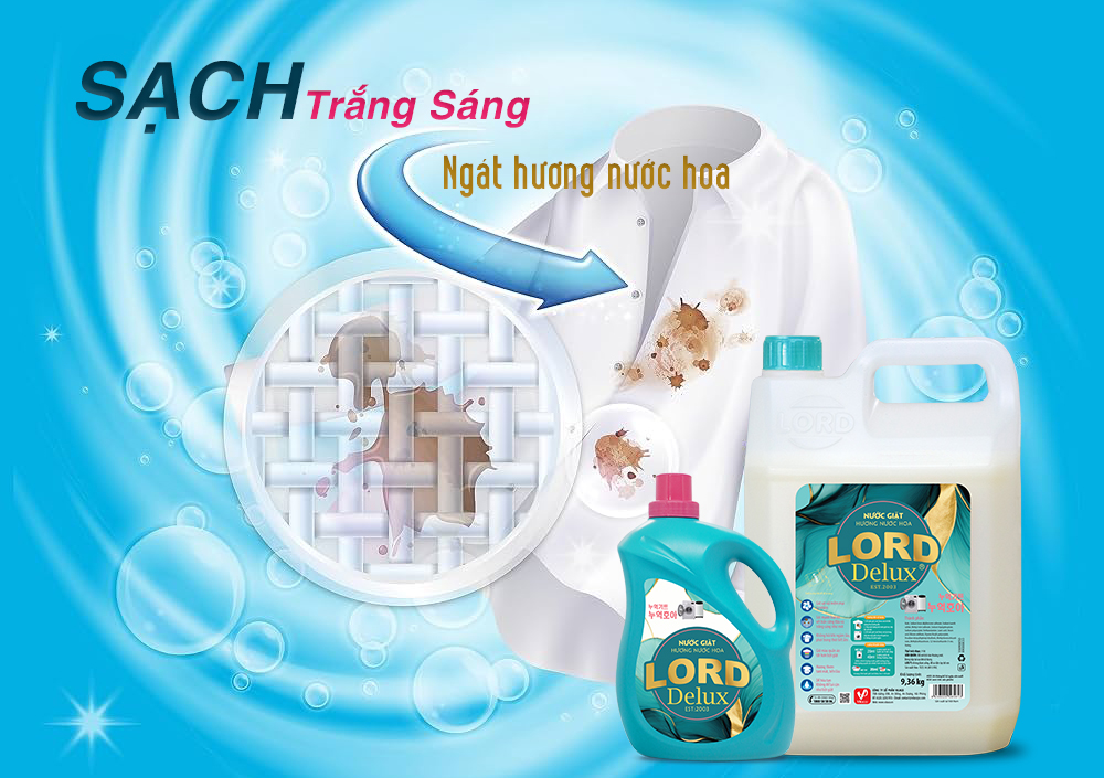 Giặt Sạch Dịu Êm, Hương Thơm Quấn Quýt – Chỉ Có Thể Là Lord Delux
