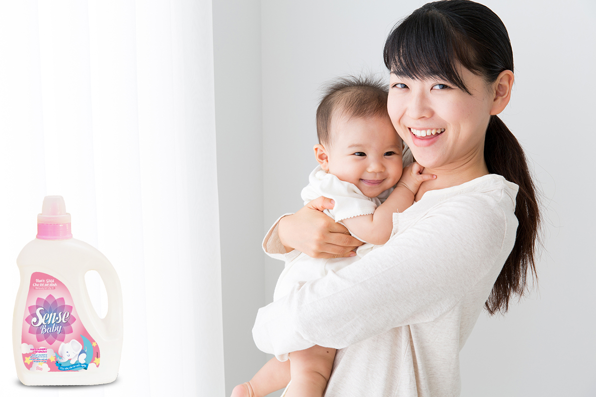 Nước Giặt Sense Baby | Thơm Mềm Như Mây – Dịu Êm Cho Bé Mỗi Ngày 