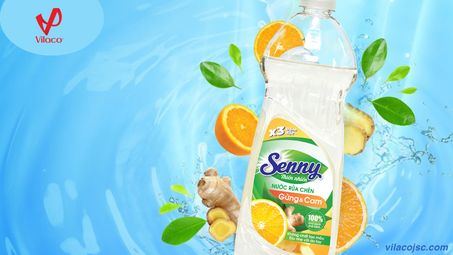 Nước Rửa Chén Senny Gừng Cam – Thơm Lành Tự Nhiên, Sạch Đến Ngỡ Ngàng