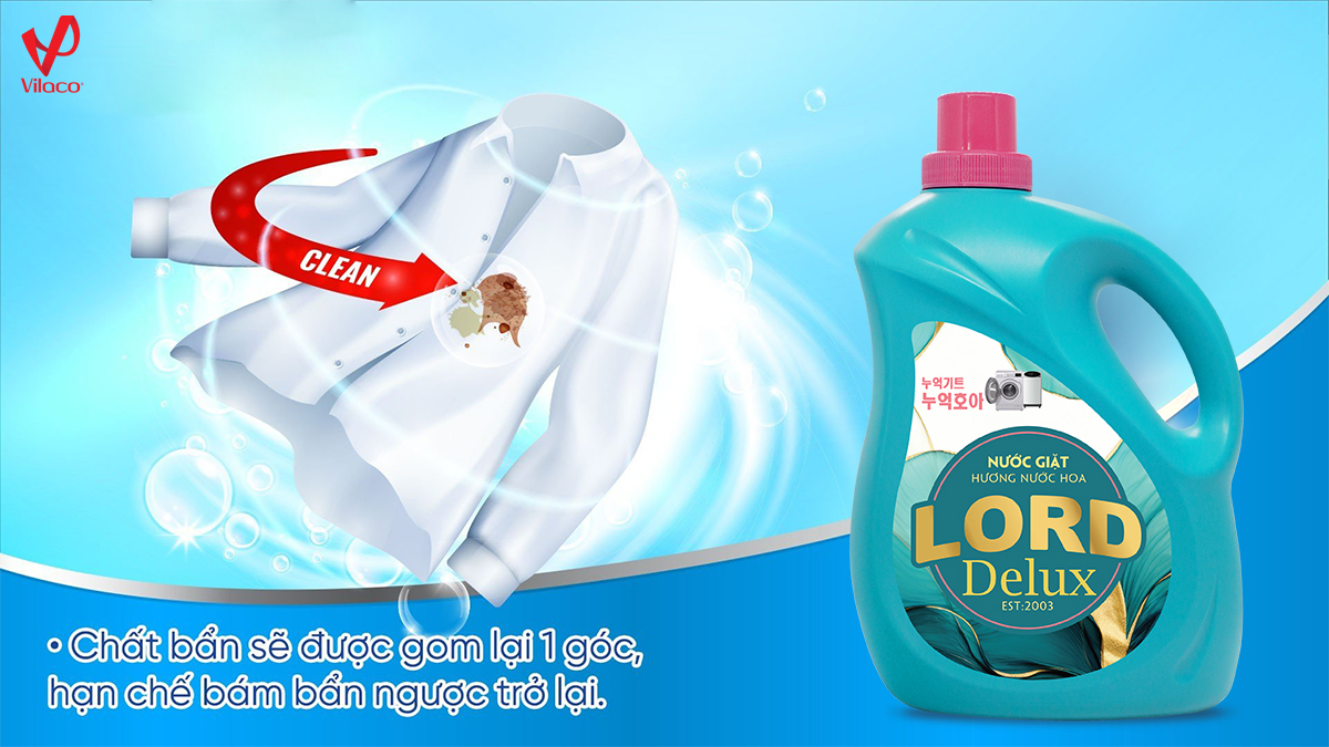 Lord Delux - Nước Giặt Cao Cấp, Hương Nước Hoa Lâu Phai