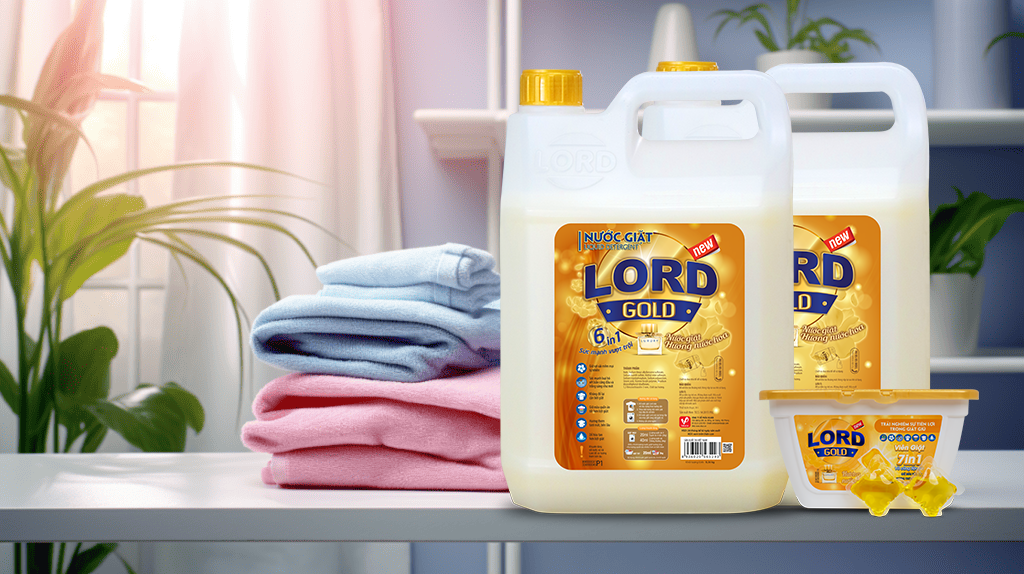 Tỏa Hương Sang Trọng Mỗi Ngày – Cùng Nước Giặt Lord Gold Hương Nước Hoa