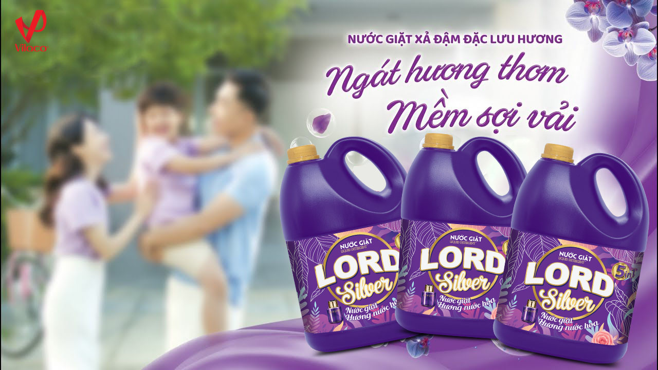 Lord Silver – Hương Nước Hoa Tinh Tế, Giặt Mềm Sạch Mướt, Chị Em Mê Mẩn