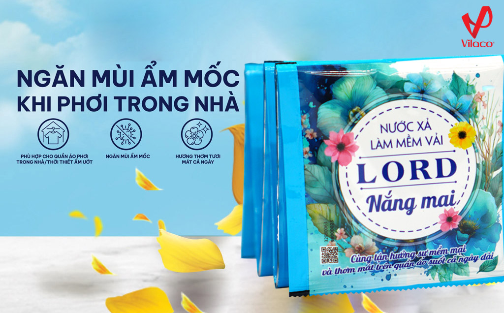Nước Xả Vải LORD Nắng Mai – Mềm Mại, Thơm Lâu, Bừng Sáng Mỗi Ngày