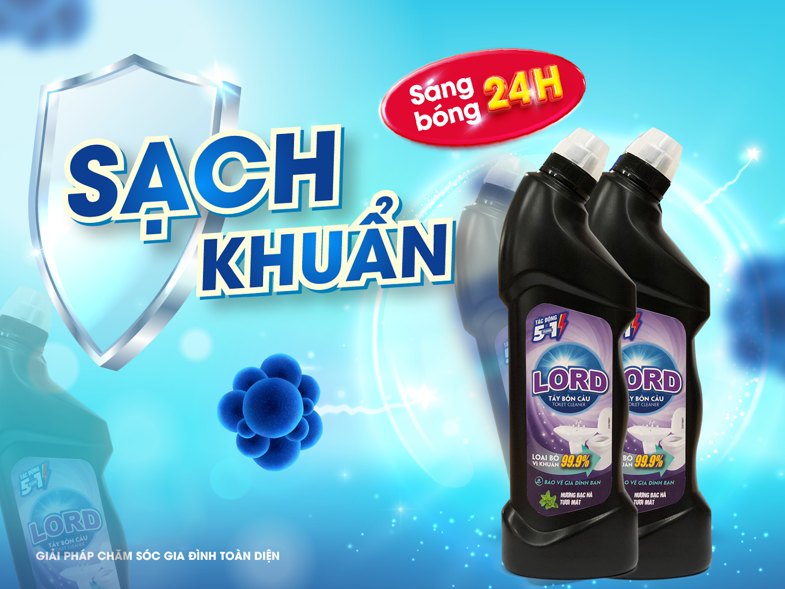 Tẩy Bồn Cầu Lord Hương Thơm Ngát – Bồn Cầu Trắng Sáng Mỗi Ngày