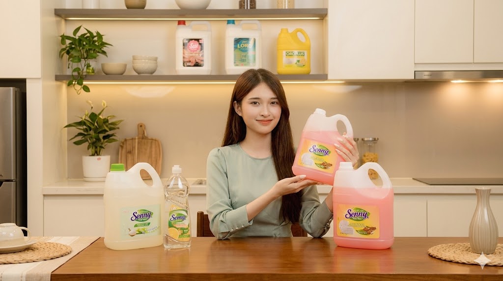 Nước Rửa Chén Senny Hương Quế – Trải Nghiệm Người Dùng Thực Tế, Sạch Nhanh Và Thơm Dễ Chịu