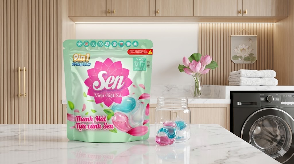 Viên Giặt Xả Sen Thanh Mát Tựa Cánh Sen – Trải Nghiệm Thực Tế Có Xứng Đáng Đồng Tiền?