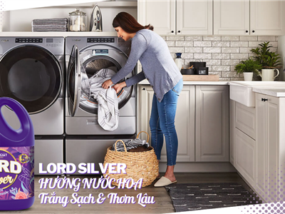 Nước giặt Lord Silver hương nước hoa giặt sạch áo quần, giữ hương thơm lâu